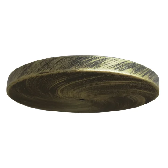 BASE RONDE GRANDE EN ACIER ET FER VIEILLI Ø 30CM