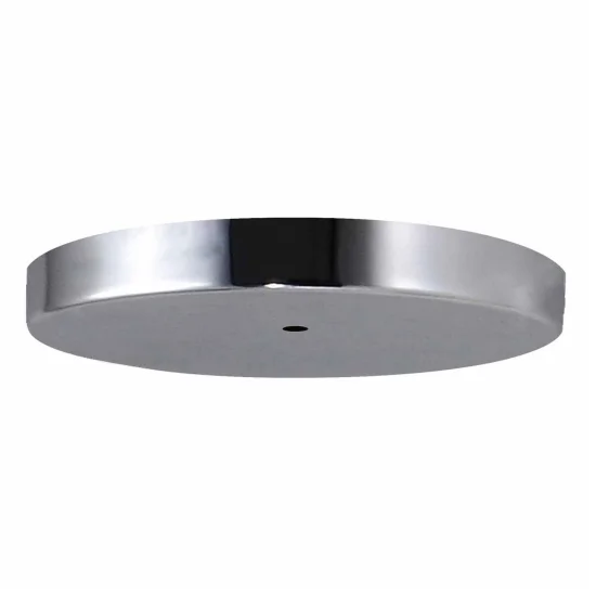 BASE RONDE GRANDE EN ACIER CHROMÉ Ø 30CM