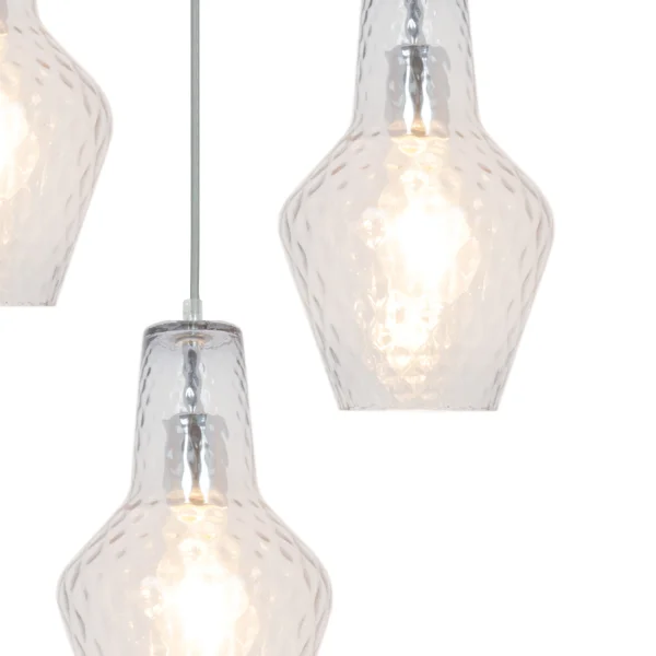 LÁMPARA DE TECHO 3 LUCES Ø 43 CM CROMO MAVERICK