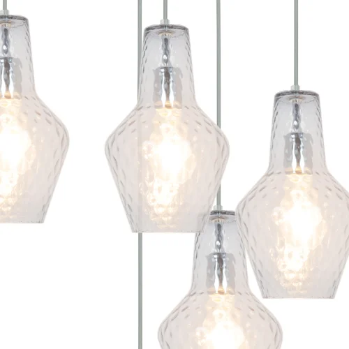 LÁMPARA DE TECHO 6 LUCES Ø 63 CM CROMO MAVERICK LÁMPARA DE TECHO 6 LUCES Ø 63 CM CROMO MAVERICK