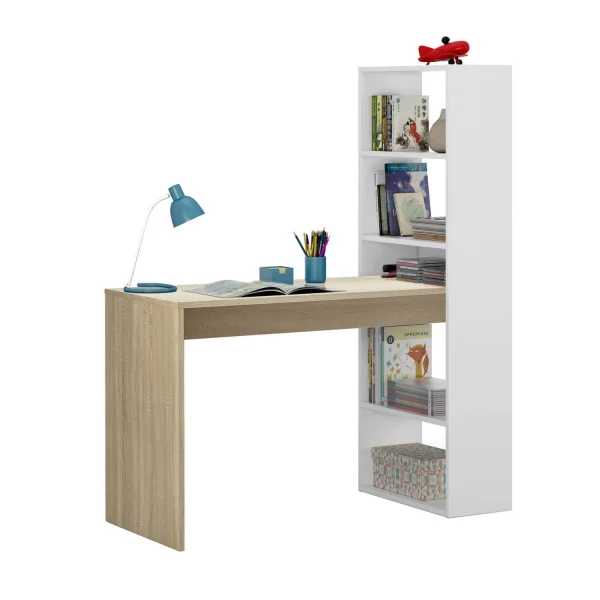 BUREAU AVEC ÉTAGÈRE RÉVERSIBLE SALTHOLMEN