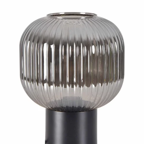 LAMPADAIRE AVEC ABAT-JOUR FUMÉ 160 CM E27 SHELBY LAMPADAIRE AVEC ABAT-JOUR FUMÉ 160 CM E27 SHELBY