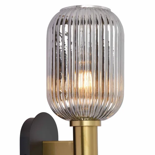 APPLIQUE AVEC ABAT-JOUR FUMÉ Ø19 E27 SHELBY