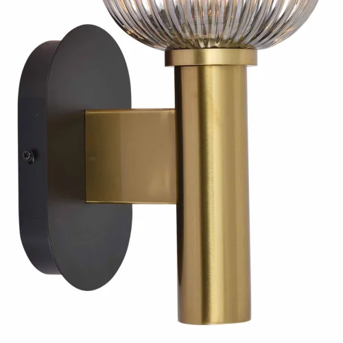 APPLIQUE AVEC ABAT-JOUR FUMÉ Ø19 E27 SHELBY