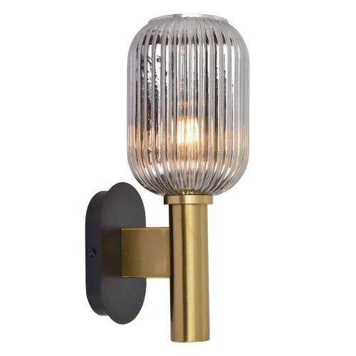 APPLIQUE AVEC ABAT-JOUR FUMÉ Ø19 E27 SHELBY