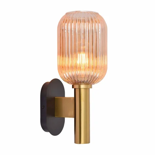 APPLIQUE À ABAT-JOUR AMBRÉ Ø19 E27 SHELBY