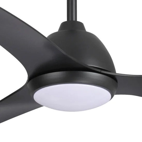 VENTILATEUR DE PLAFOND LED 18 W RÉGLABLE NOIR LEIDE 2