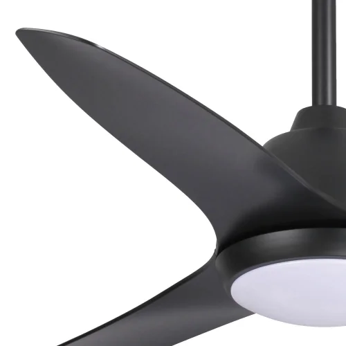 VENTILATEUR DE PLAFOND LED 18 W RÉGLABLE NOIR LEIDE