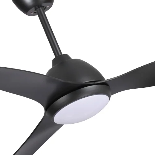 VENTILATEUR DE PLAFOND LED 18 W RÉGLABLE NOIR LEIDE