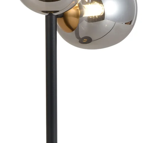 LAMPE DE TABLE 3 LUMIÈRES FER BRONZE/NOIR NICOLETTA