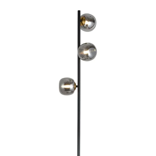 LAMPADAIRE 3 LUMIÈRES FER BRONZE/NOIR NICOLETTA