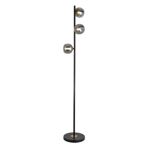 LAMPADAIRE 3 LUMIÈRES FER BRONZE/NOIR NICOLETTA