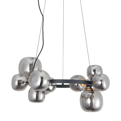 SUSPENSION 11 LUMIÈRES FER BRONZE/NOIR NICOLETTA SUSPENSION 11 LUMIÈRES FER BRONZE/NOIR NICOLETTA