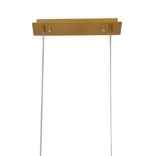 SUSPENSION 4 LUMIÈRES FER DORÉ NICOLETTA