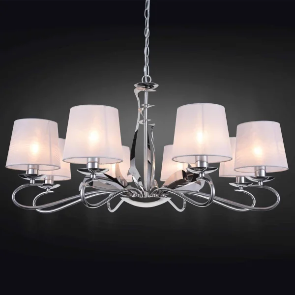 LAMPE DE PLAFOND 8L CORINNA CHROME