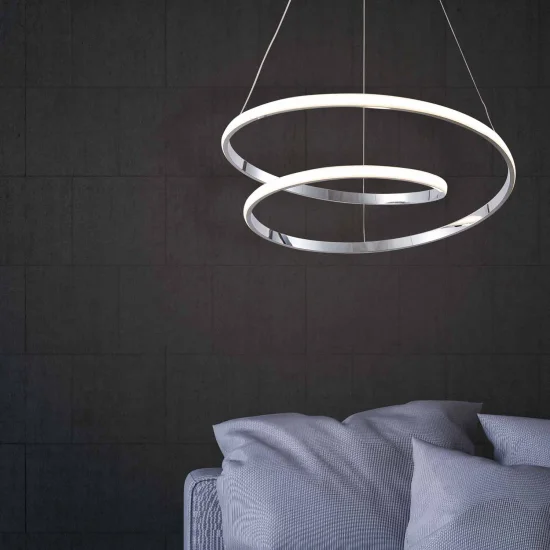 LAMPE DE PLAFOND CONDUIT GAEL 49W 4000K CHROME
