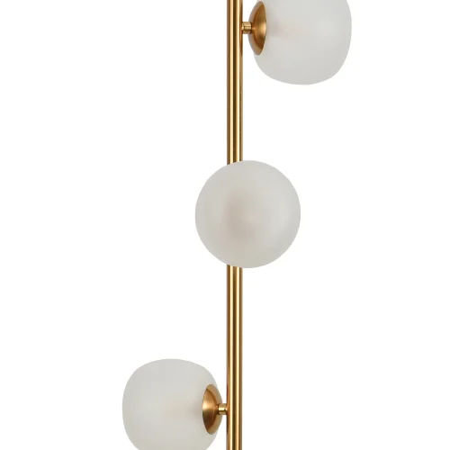 LAMPADAIRE 3 LUMIÈRES FER DORÉ ABAT-JOUR BLANC NICOLETTA LAMPADAIRE 3 LUMIÈRES FER DORÉ ABAT-JOUR BLANC NICOLETTA