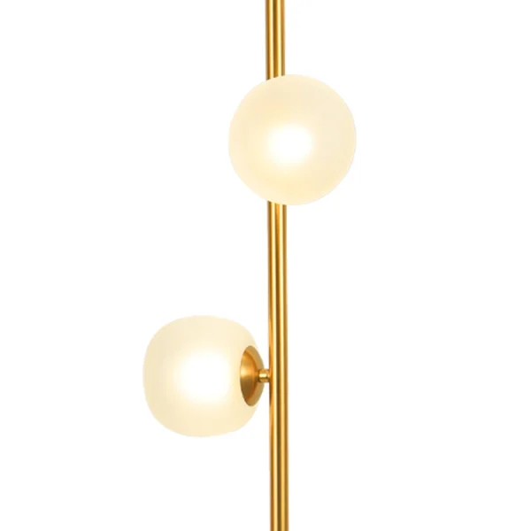 LAMPADAIRE 3 LUMIÈRES FER DORÉ ABAT-JOUR BLANC NICOLETTA LAMPADAIRE 3 LUMIÈRES FER DORÉ ABAT-JOUR BLANC NICOLETTA