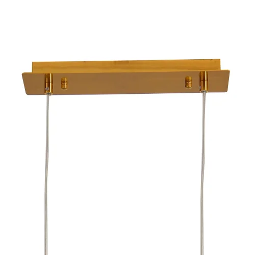 SUSPENSION 4 LUMIÈRES FER DORÉ ABAT-JOUR BLANC NICOLETTA SUSPENSION 4 LUMIÈRES FER DORÉ ABAT-JOUR BLANC NICOLETTA