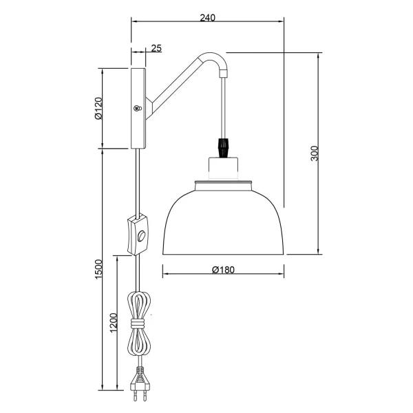 APPLIQUE MURALE PORTOBELLO
