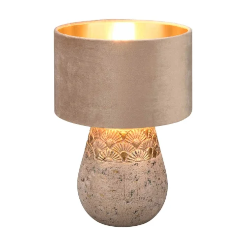LAMPE DE TABLE EN CÉRAMIQUE BEIGE SHIRA