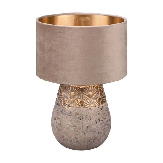 LAMPE DE TABLE EN CÉRAMIQUE BEIGE SHIRA 2