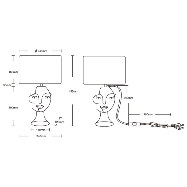 LAMPE DE TABLE EN MÉTAL ABAT-JOUR BEIGE LAURA LAMPE DE TABLE EN MÉTAL ABAT-JOUR BEIGE LAURA