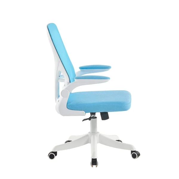 CHAISE DE BUREAU AVEC ROULETTES BLEU AVENTURINA