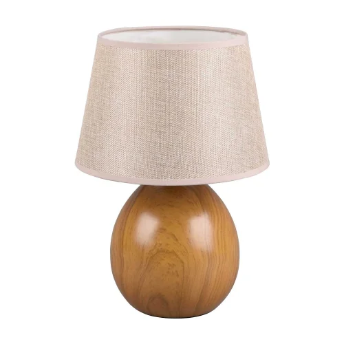 LAMPE DE TABLE SPLENDOUR 24CM IMITATION BOIS