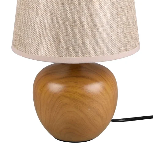 LAMPE DE TABLE SPLENDOUR 18CM IMITATION BOIS