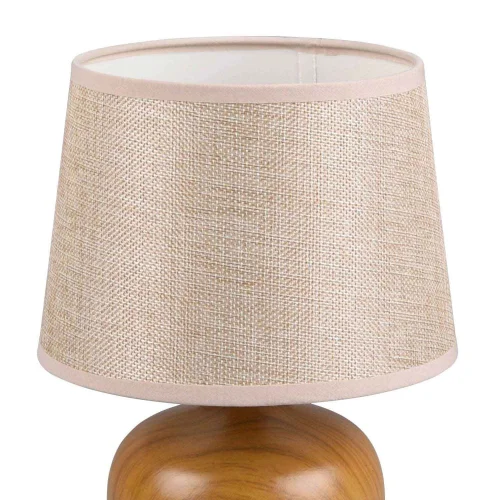 LAMPE DE TABLE SPLENDOUR 18CM IMITATION BOIS