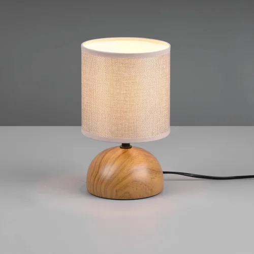LAMPE DE TABLE JOEL IMITATION BOIS