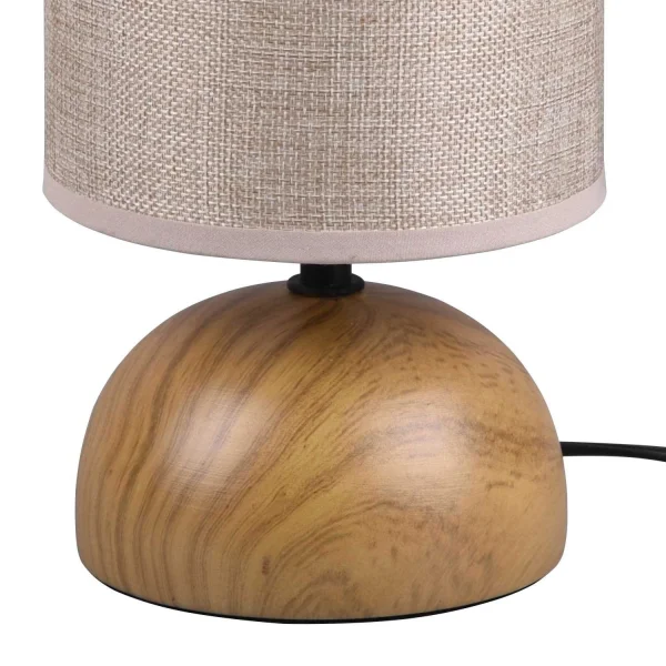 LAMPE DE TABLE JOEL IMITATION BOIS