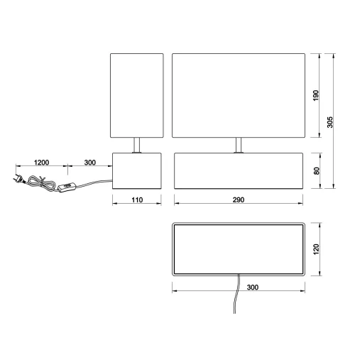 LAMPE DE TABLE SIGRID BOIS NATUREL ABAT-JOUR NOIR E27
