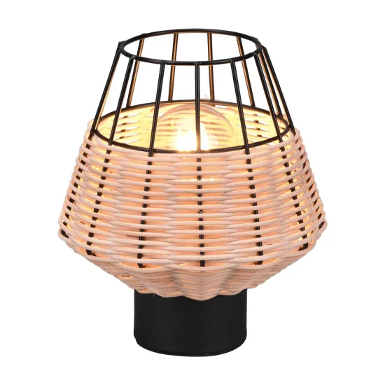 LAMPE DE TABLE EN ROTIN NATUREL GALADRIEL 2