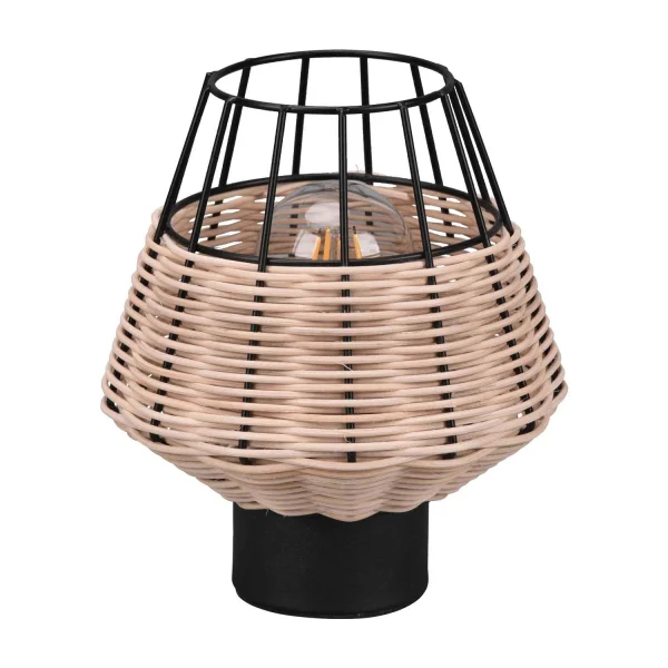 LAMPE DE TABLE EN ROTIN NATUREL GALADRIEL