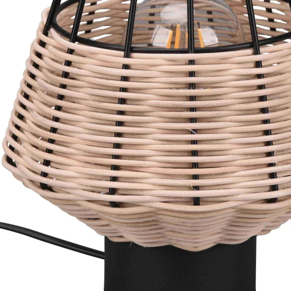 LAMPE DE TABLE EN ROTIN NATUREL GALADRIEL
