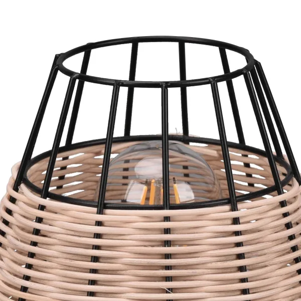 LAMPE DE TABLE EN ROTIN NATUREL GALADRIEL