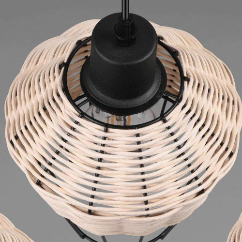 SUSPENSION 3 LUMIÈRES ROTIN NATUREL GALADRIEL SUSPENSION 3 LUMIÈRES ROTIN NATUREL GALADRIEL