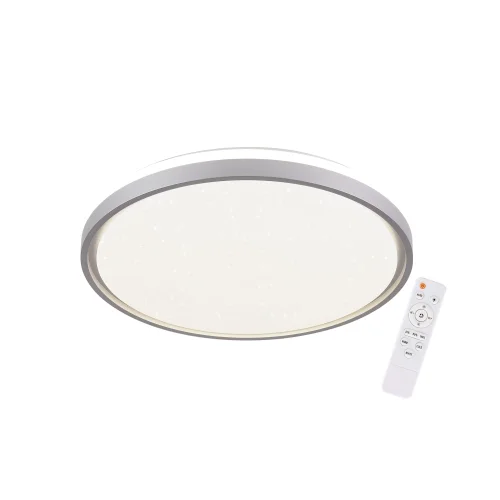 PLAFONNIER LED 38W RÉGLABLE BLANC ARGENT CIRCULAIRE TELLUS