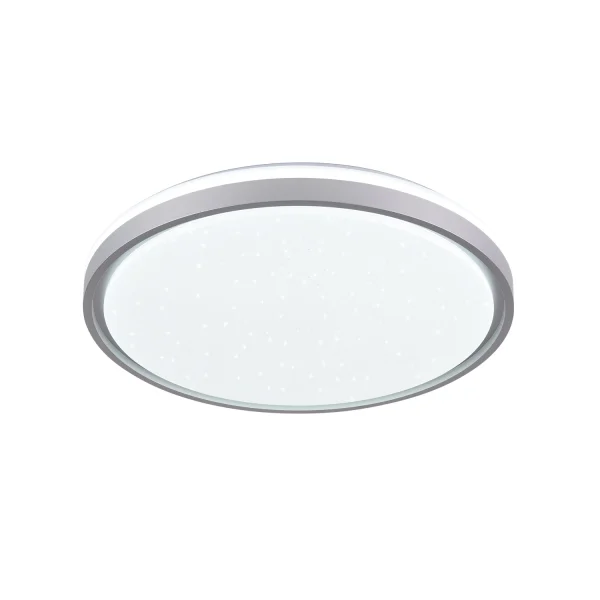 PLAFONNIER LED 38W RÉGLABLE BLANC ARGENT CIRCULAIRE TELLUS