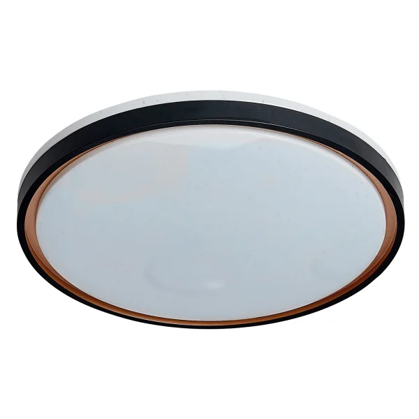 PLAFÓN LED 58W PW LED REGULABLE NEGRO ORO CIRCULAR TELLUS PLAFÓN LED 58W PW LED REGULABLE NEGRO ORO CIRCULAR TELLUS