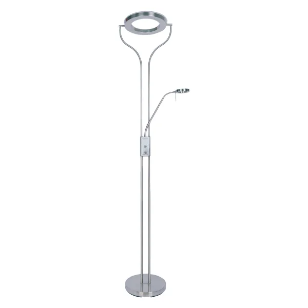 LED CARROUSEL 20W SATIN NICKEL LAMPE DE PLANCHER
