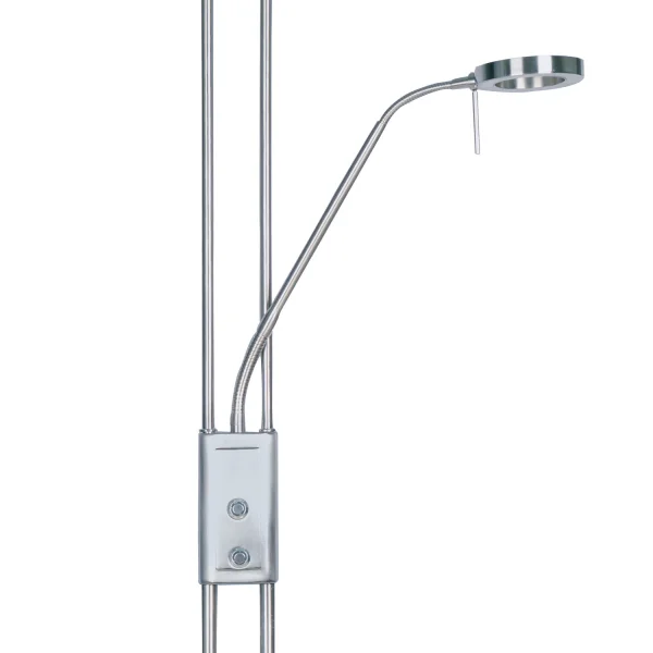 LED CARROUSEL 20W SATIN NICKEL LAMPE DE PLANCHER