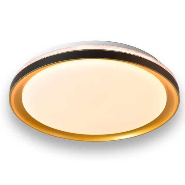 PLAFONNIER LED 35 W RÉGLABLE AVEC TÉLÉCOMMANDE NOIR/DORÉ SHIRLEY PLAFONNIER LED 35 W RÉGLABLE AVEC TÉLÉCOMMANDE NOIR/DORÉ SHIRLEY