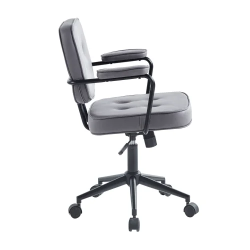 CHAISE DE BUREAU AVEC ROULETTES ANTHRACITE DELTA