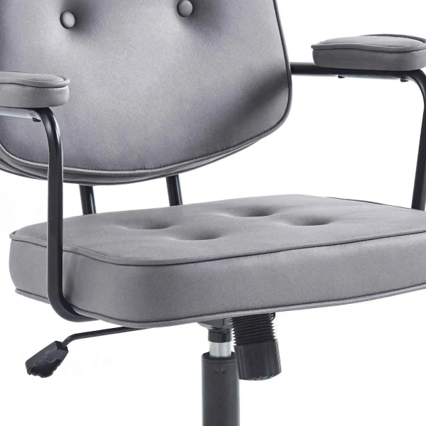 CHAISE DE BUREAU AVEC ROULETTES ANTHRACITE DELTA