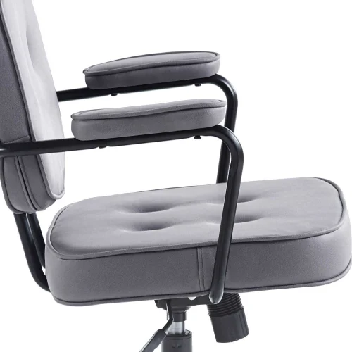 CHAISE DE BUREAU AVEC ROULETTES ANTHRACITE DELTA