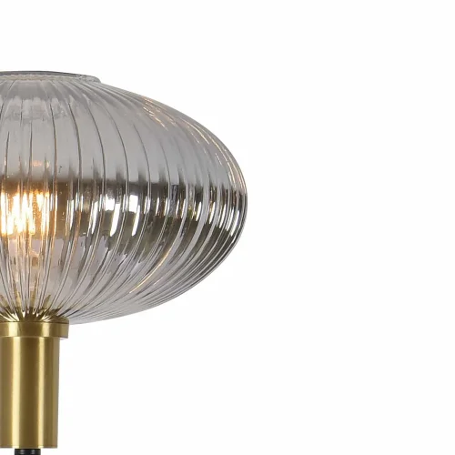 LAMPADAIRE AVEC ABAT-JOUR FUMÉ 160 CM E27 SHELBY