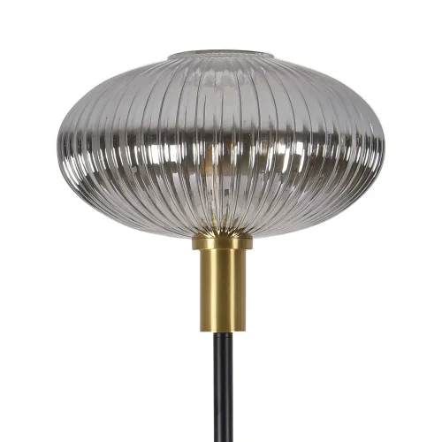 LAMPADAIRE AVEC ABAT-JOUR FUMÉ 160 CM E27 SHELBY